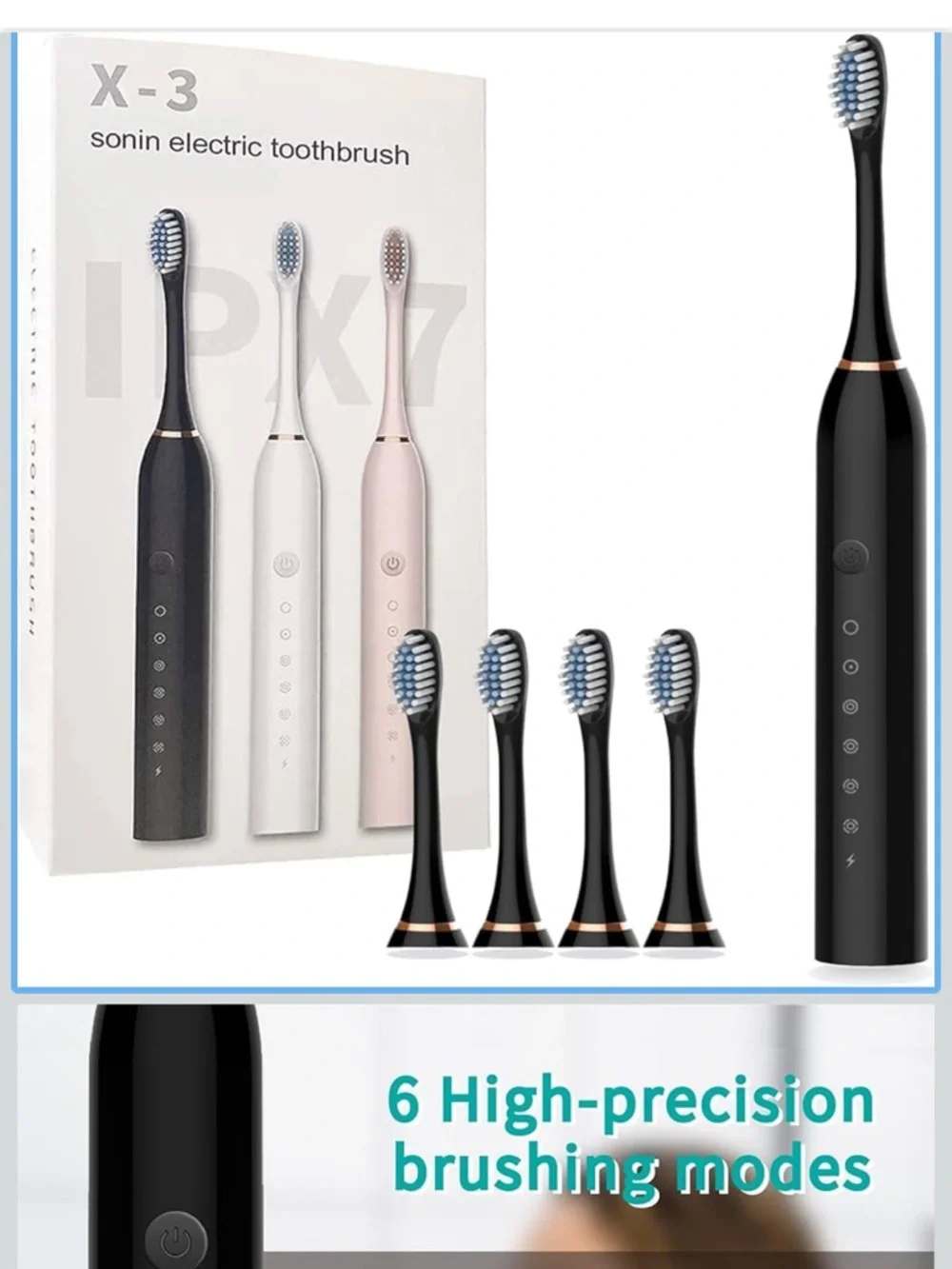 X-3 Sonic Electric Toothbrush